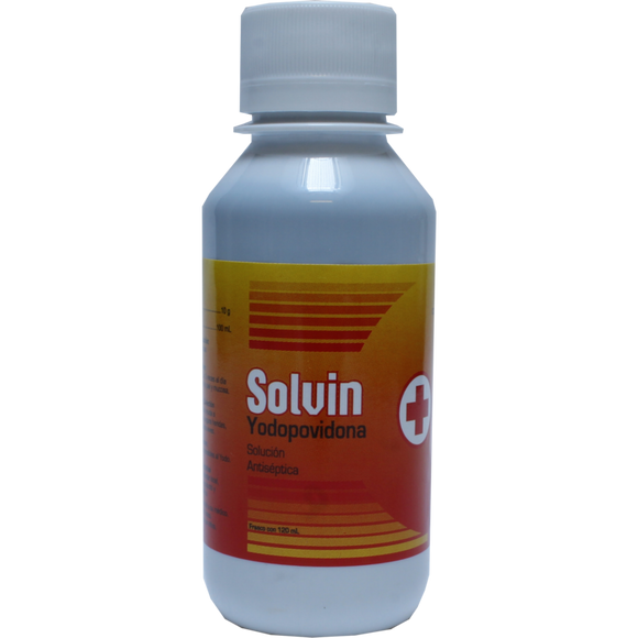 SOLVIN SOL ANTISEPTICA CAJA C/FCO C/120 ML