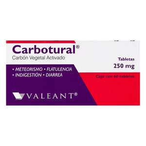 CARBOTURAL TAB 250 MG CAJA C/60