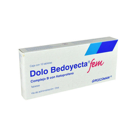 DOLO BEDOYECTA FEM TAB CAJA C/10