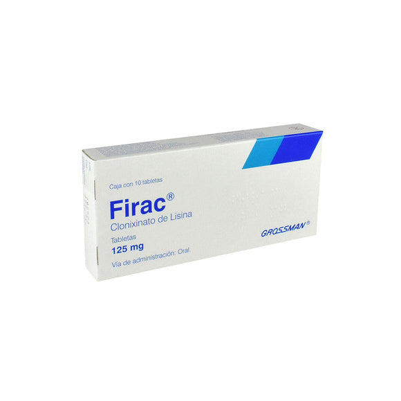 FIRAC TAB 125 MG CAJA C/10