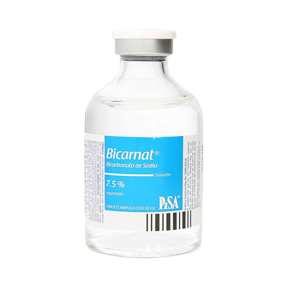 BICAR-NAT INY 75 % FCO AMP C/50 ML