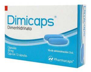 DIMICAPS CAP 50 MG CAJA C/12