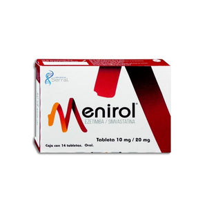 MENIROL TAB 10/20 MG CAJA C/14