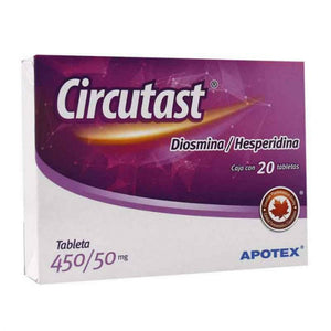 CIRCUTAST TAB 450/50 MG CAJA C/20