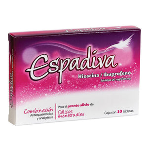 ESPADIVA TAB 20/400 MG CAJA C/10