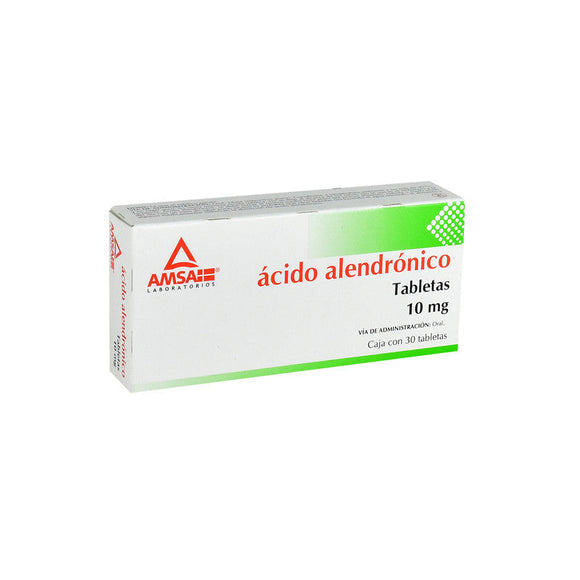 ACIDO ALENDRONICO TAB 10 MG CAJA C/30