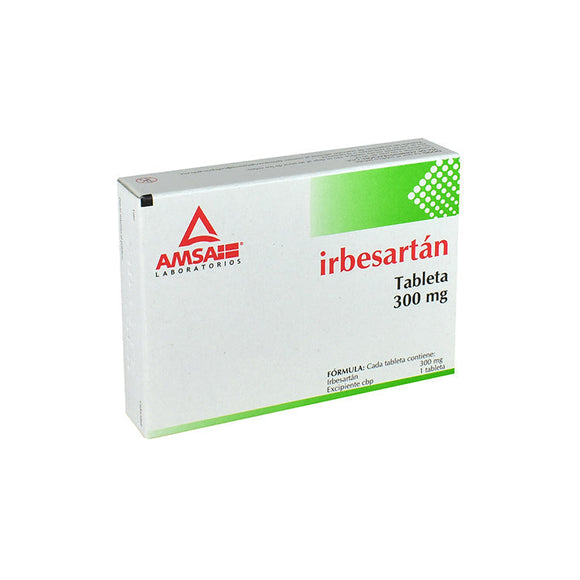 IRBESARTAN TAB 300 MG CAJA C/28