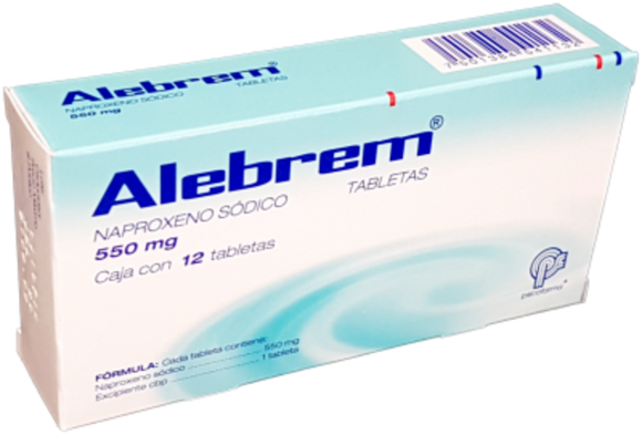 ALEBREM TAB 550 MG CAJA C/12