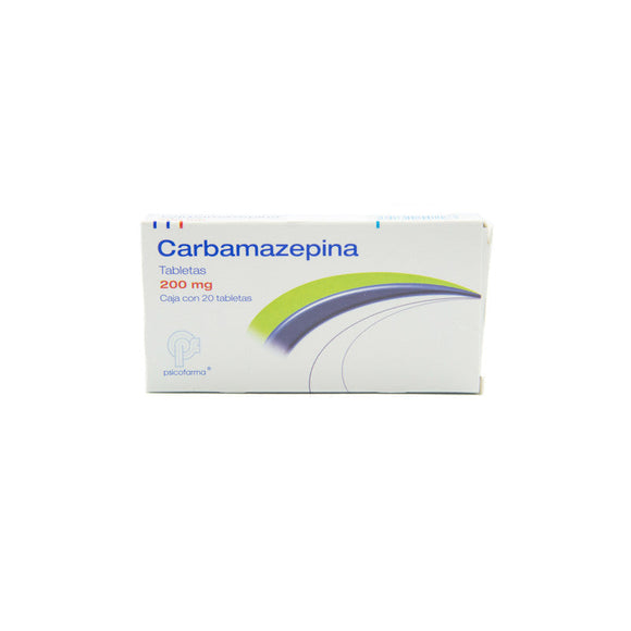 CARBAMAZEPINA TAB 200 MG CAJA C/20