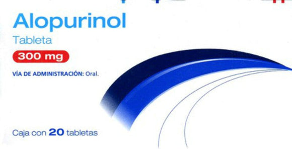 ALOPURINOL TAB 300 MG CAJA C/20