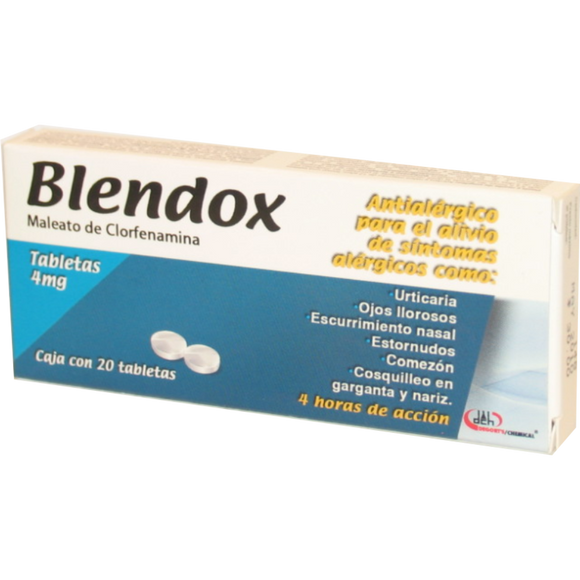 BLENDOX TAB 4 MG CAJA C/20