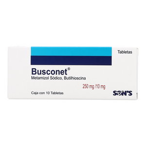 BUSCONET TAB 10/250 MG CAJA C/10