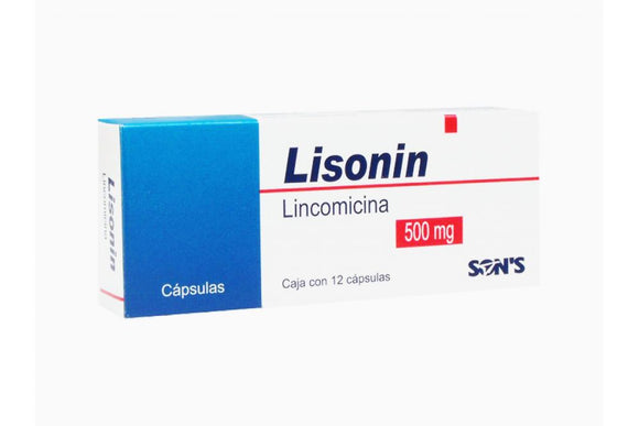 LISONIN CAP 500 MG CAJA C/12