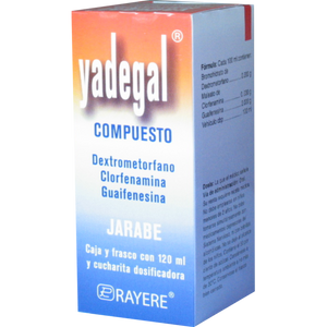 YADEGAL COMPUESTO JBE CAJA C/FCO C/120 ML