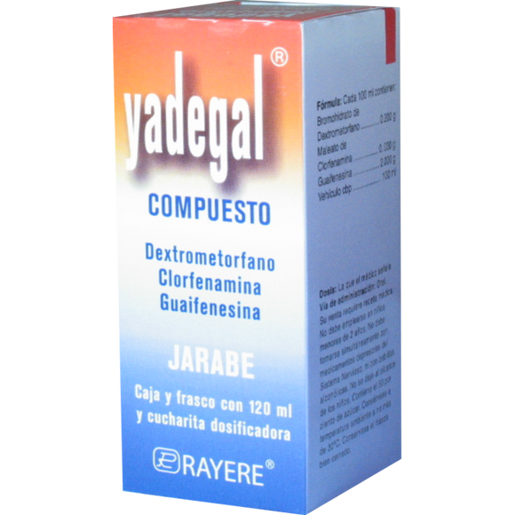 YADEGAL COMPUESTO JBE CAJA C/FCO C/120 ML