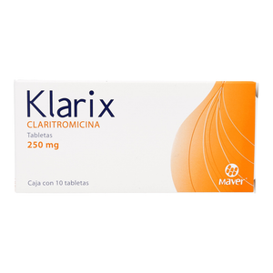 KLARIX TAB 250 MG CAJA C/10