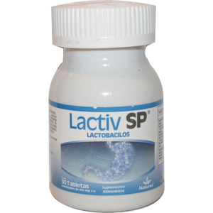 LACTIV SP TAB MASTIC 600 MG FCO C/30