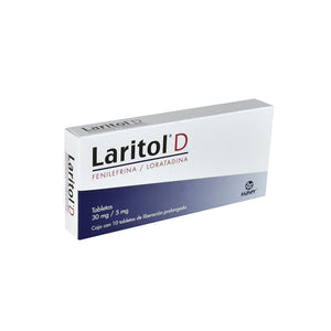 LARITOL D TAB LP 30/5 MG CAJA C/10