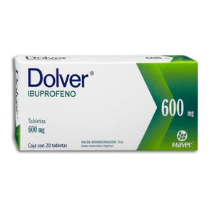 DOLVER TAB 600 MG CAJA C/20