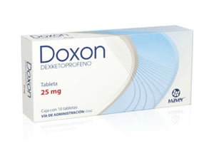 DOXON TAB 25 MG CAJA C/10