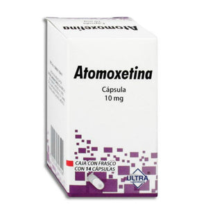 ATOMOXETINA CAP 10 MG CAJA C/FCO C/14