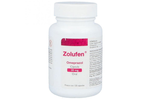 ZOLUFEN CAP 20 MG FCO C/120