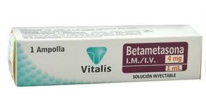 BETAMETASONA INY 4 MG CAJA C/1 AMP C/1 ML