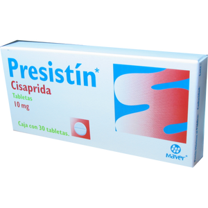 PRESISTIN TAB 10 MG CAJA C/30