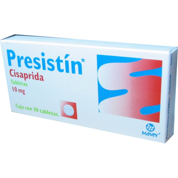 PRESISTIN TAB 10 MG CAJA C/30