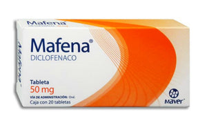 MAFENA TAB LR 50 MG CAJA C/20