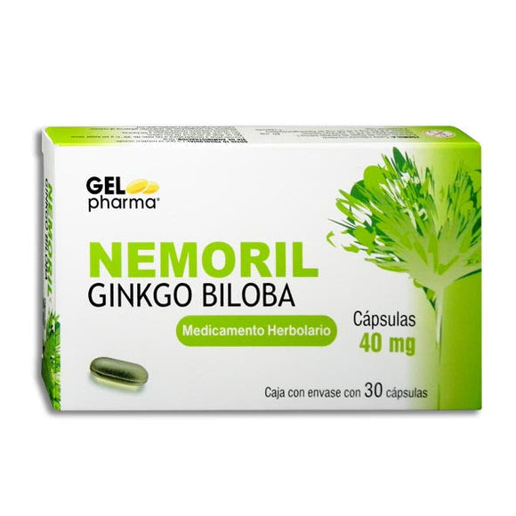 NEMORIL CAP 40 MG CAJA C/30