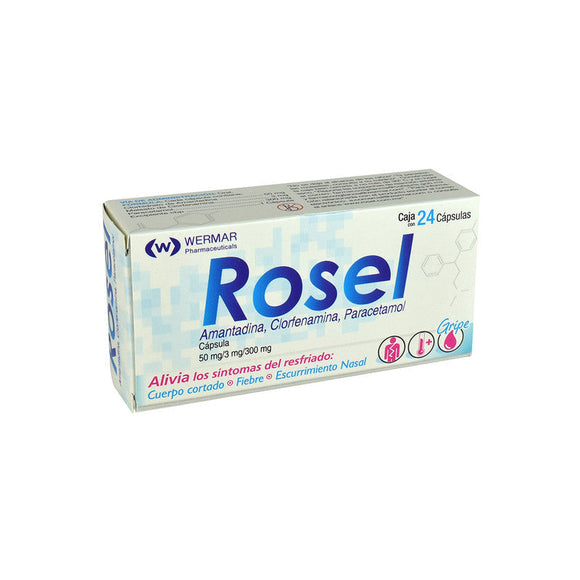 ROSEL CAP 50/3/300 MG CAJA C/24