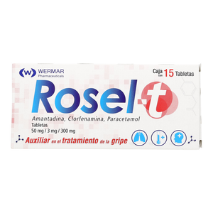 ROSEL-T TAB 50/3/300 MG CAJA C/15