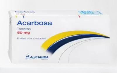 ACARBOSA TAB 50 MG CAJA C/30