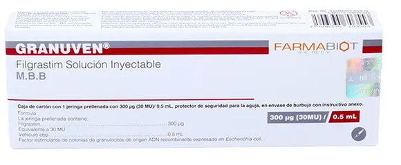 GRANUVEN 300 MCG/0.5ML C/ 1 JER PRELL