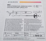 AVANOS MIC KIT DE GASTROSTOMIA ENDOSCOPICA PERCUTANEA (PEG) 24 FR 0640-24